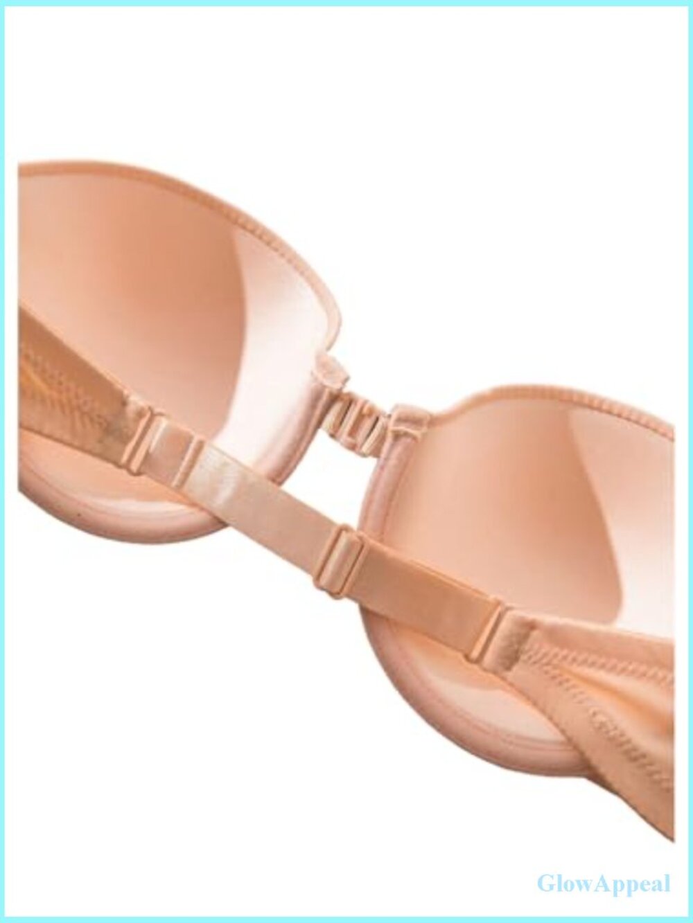 Strapless Bras for Women 3 Piece Front Closure Underwire Bandeau Bralette Set - Picture 4 of 5